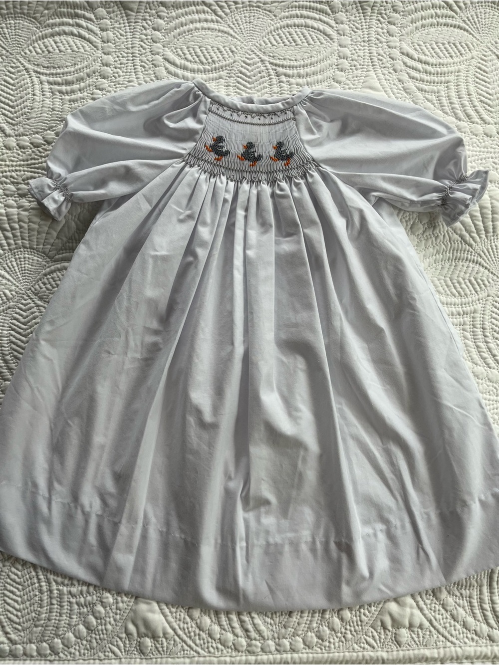 Duckling Smocked Dress